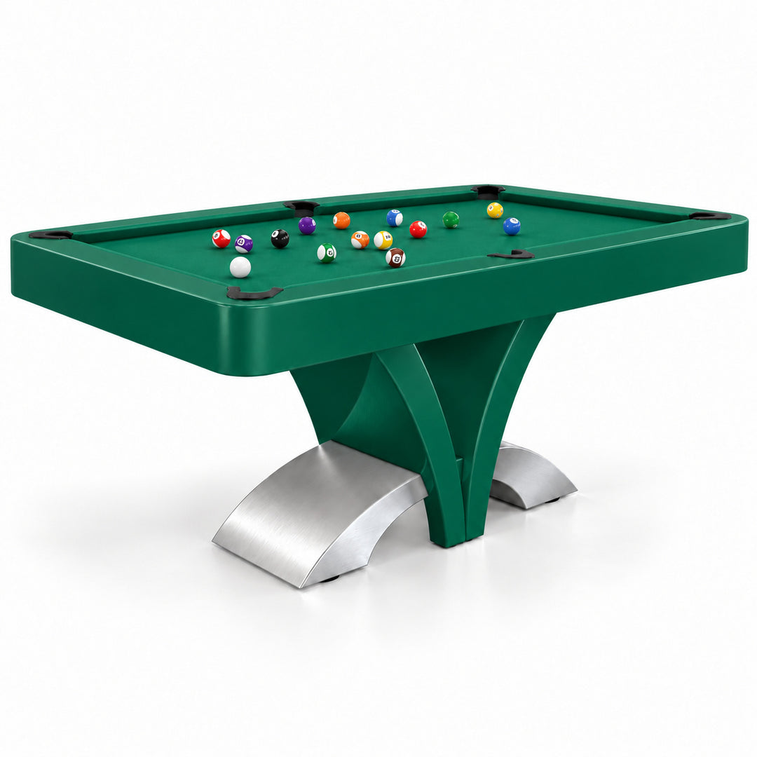 Aliya pool table - Solid Emerald 