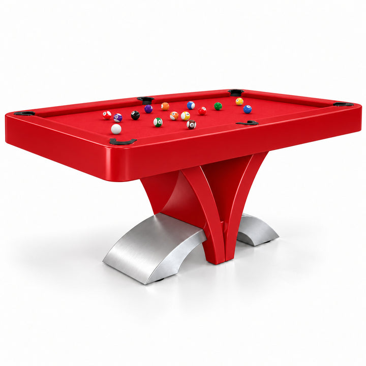 Aliya pool table - Solid Racing Red 