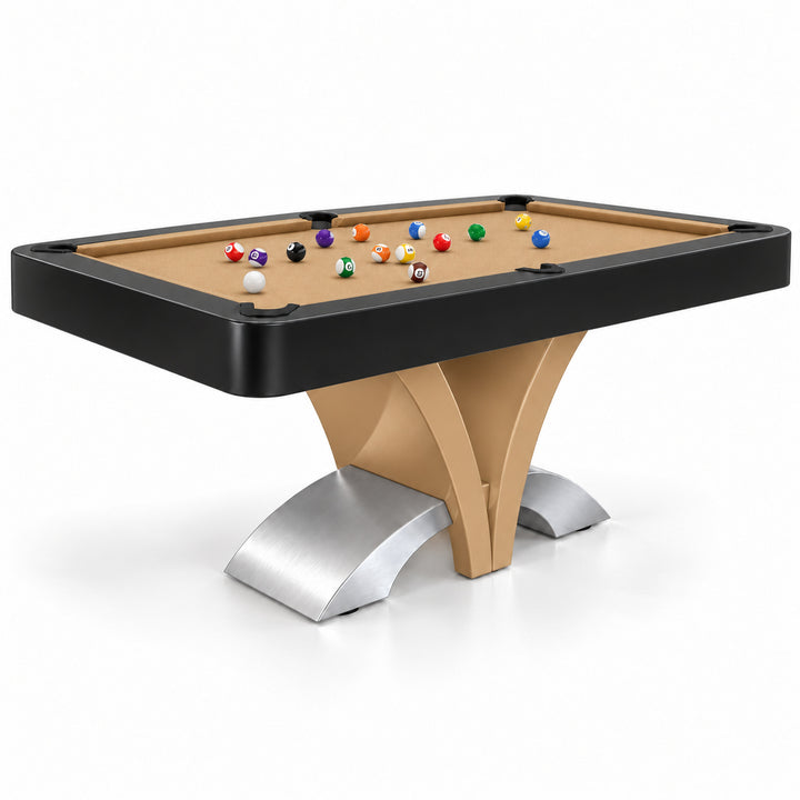 Aliya pool table - Camel &amp; Black 