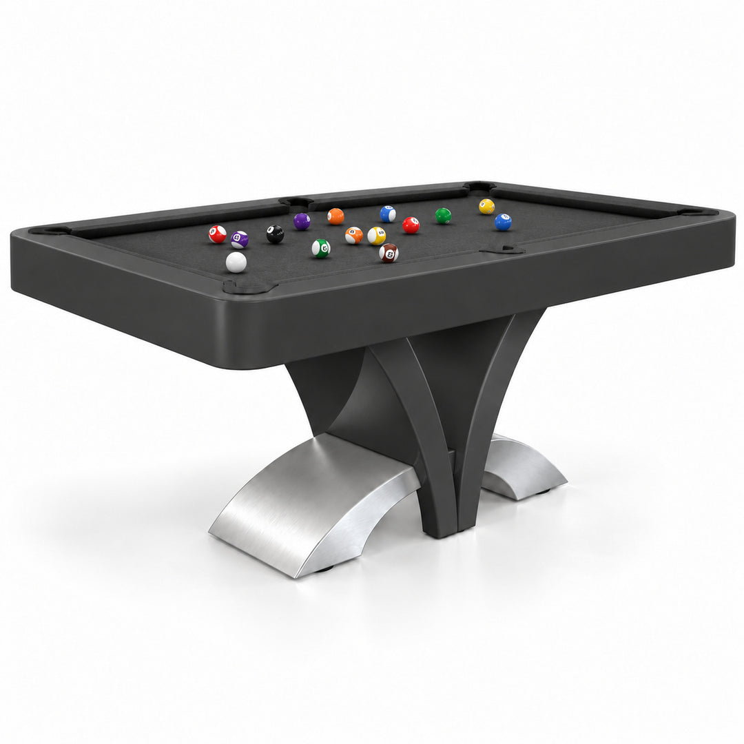 Aliya pool table - Charcoal 