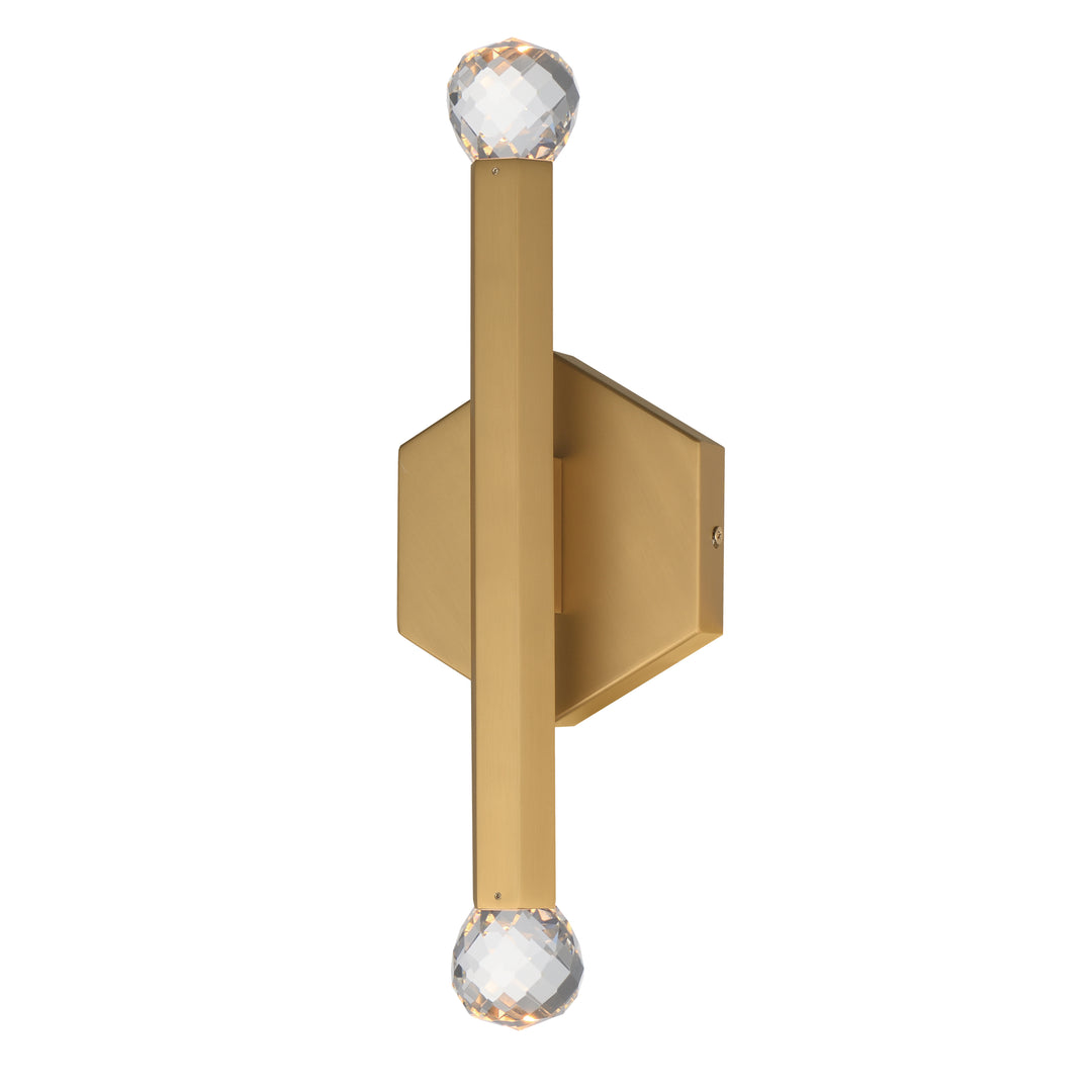 Allumettes 2-Light LED Wall Sconce by ET2 Lighting in Gold finish