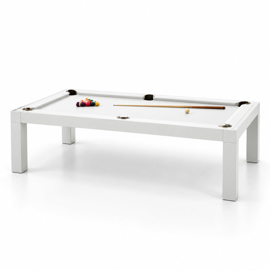 Alpha pool table - Crisp White 