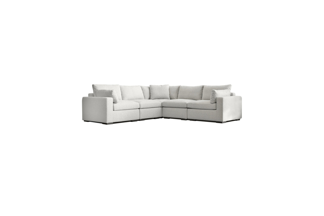 ALTA Sectional 5-Piece Oat Tweed