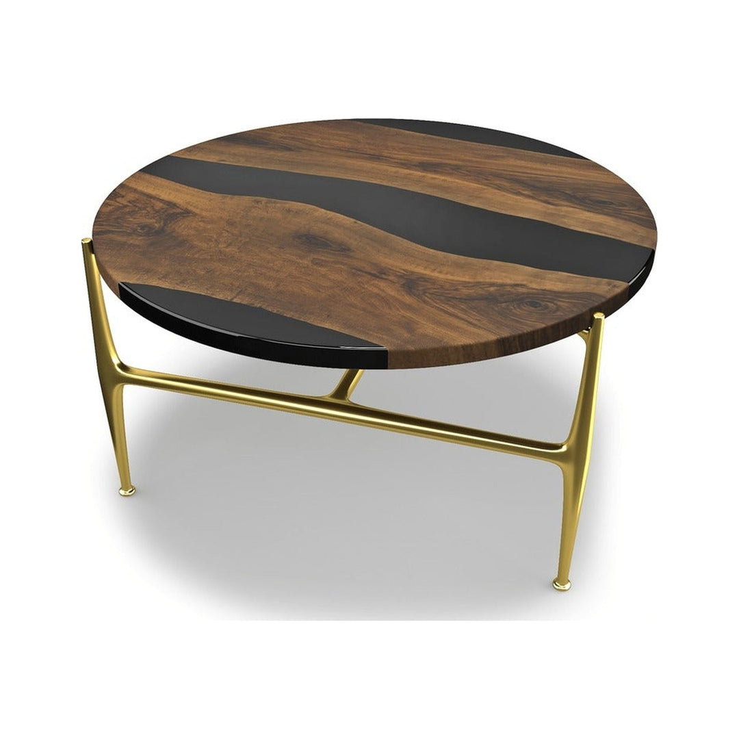 Althaia Walnut Coffee Table Arditi Collection