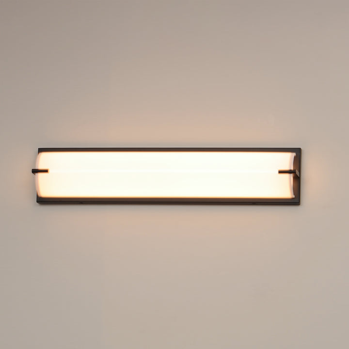 Alto 24" LED Bath Sconce - 5CCT by ET2 Lighting, styled view 3