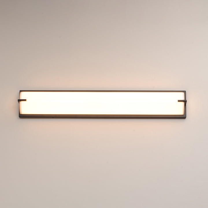 Alto 30" LED Bath Sconce - 5CCT by ET2 Lighting, styled view 4