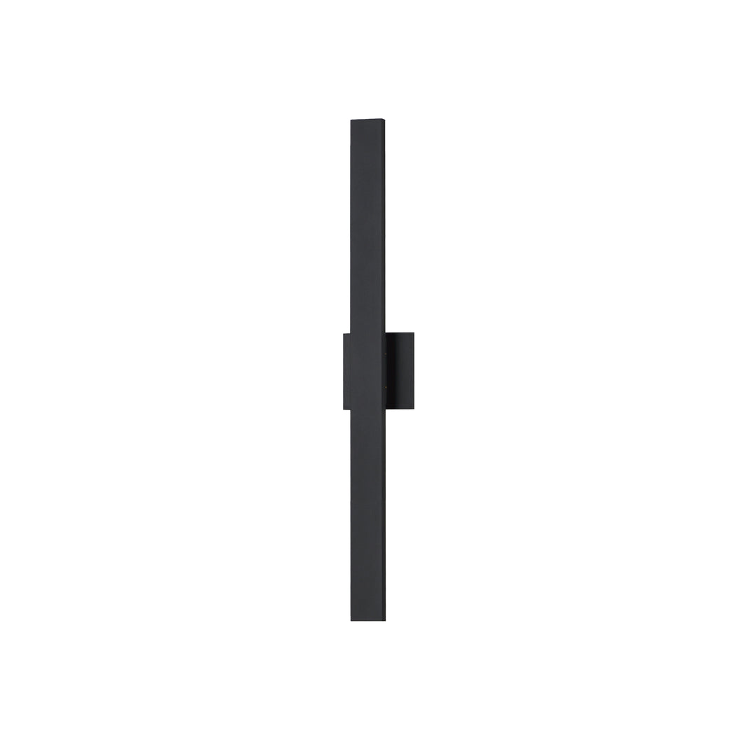 Alumilux: Line 5CCT 30" LED Outdoor Wall Sconce by ET2 Lighting in Black, front view