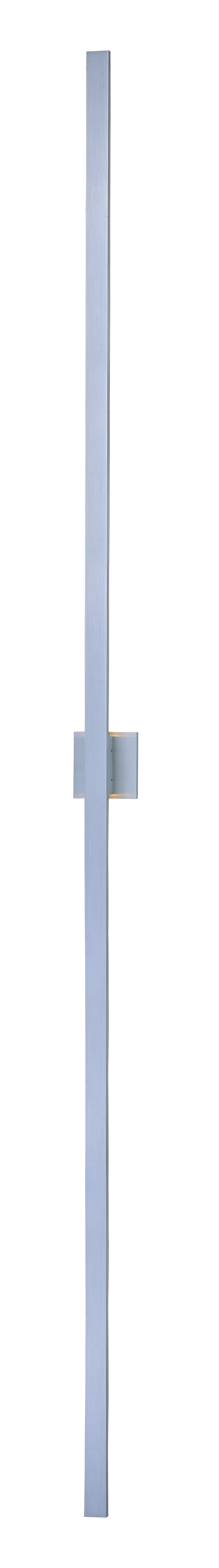 Alumilux: Line 96" LED Outdoor Wall Sconce by ET2 Lighting in Satin Aluminum finish