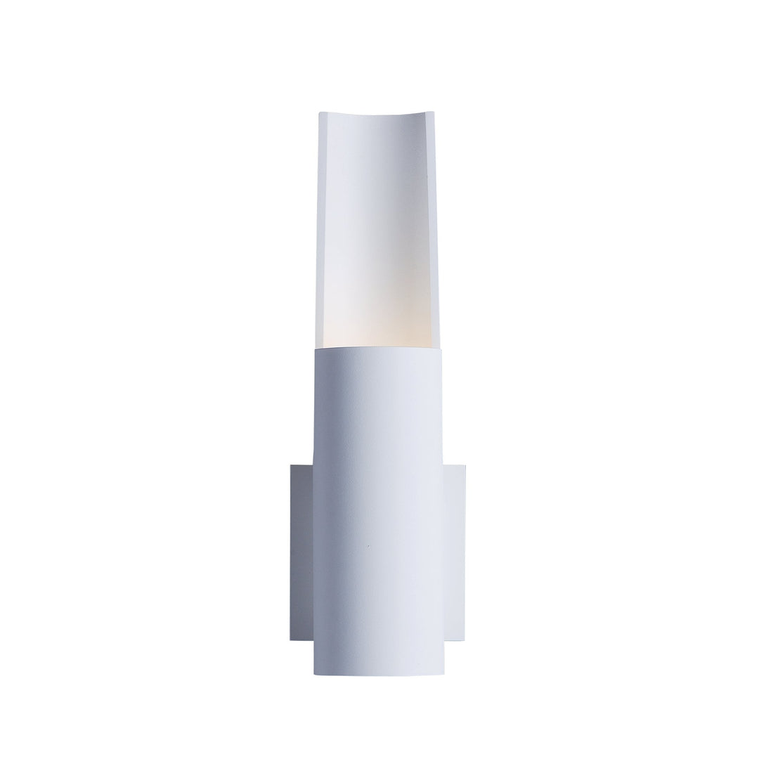 Alumilux: Runway LED Outdoor Wall Sconce (13.75" H) by ET2 Lighting in White, front view