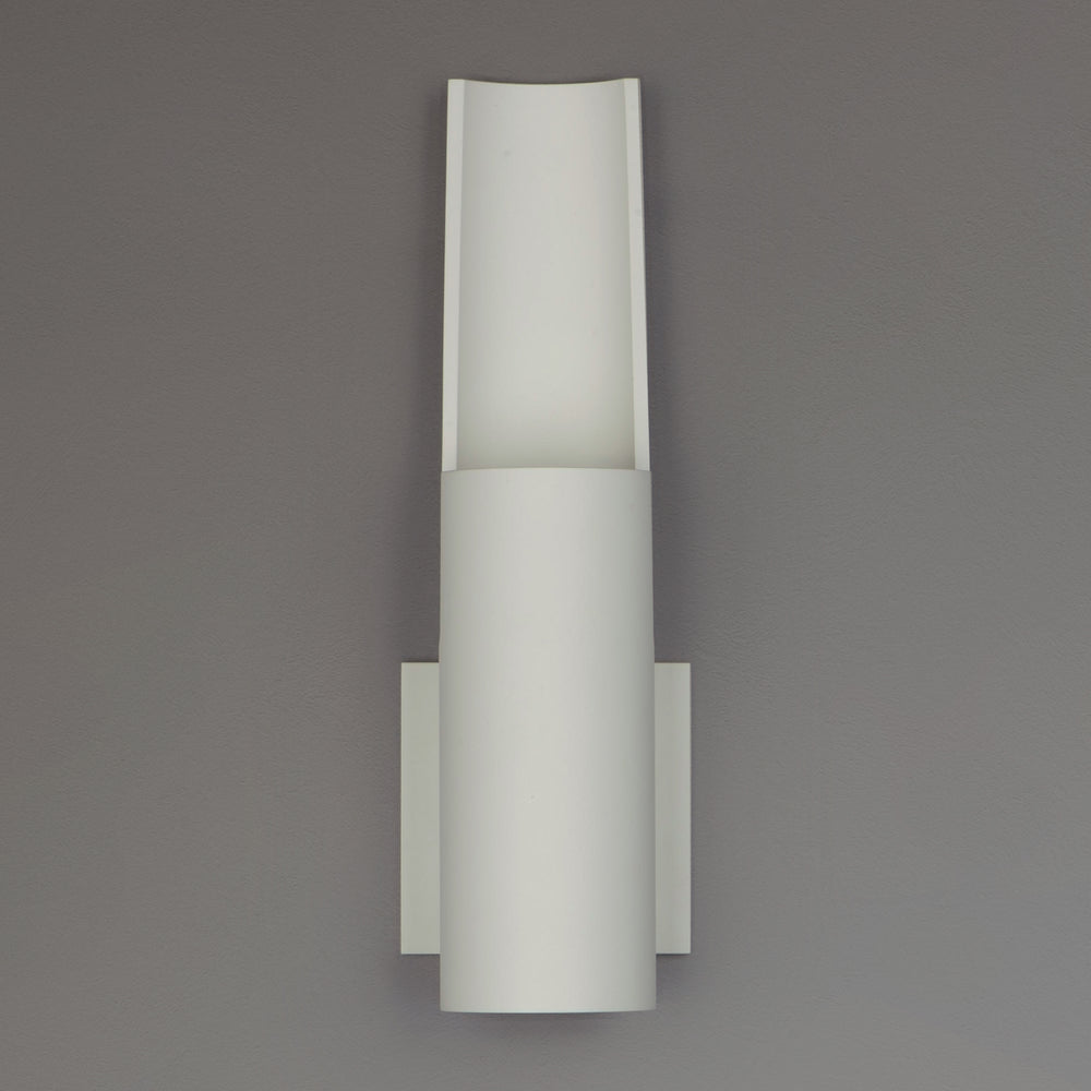 Alumilux: Runway LED Outdoor Wall Sconce (13.75" H) by ET2 Lighting, styled view 1