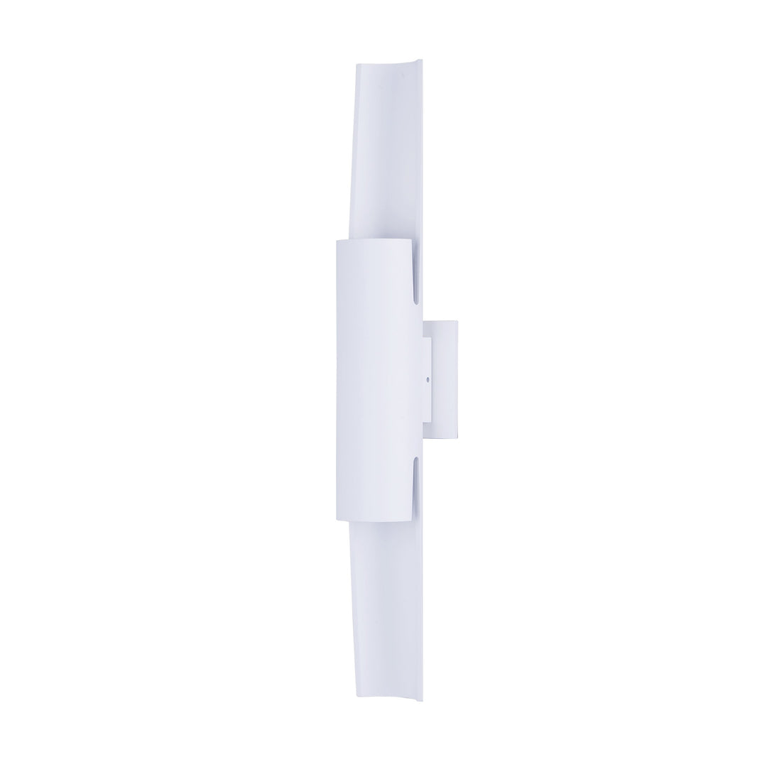 Alumilux: Runway LED Outdoor Wall Sconce (23.5" H) by ET2 Lighting in White, front view