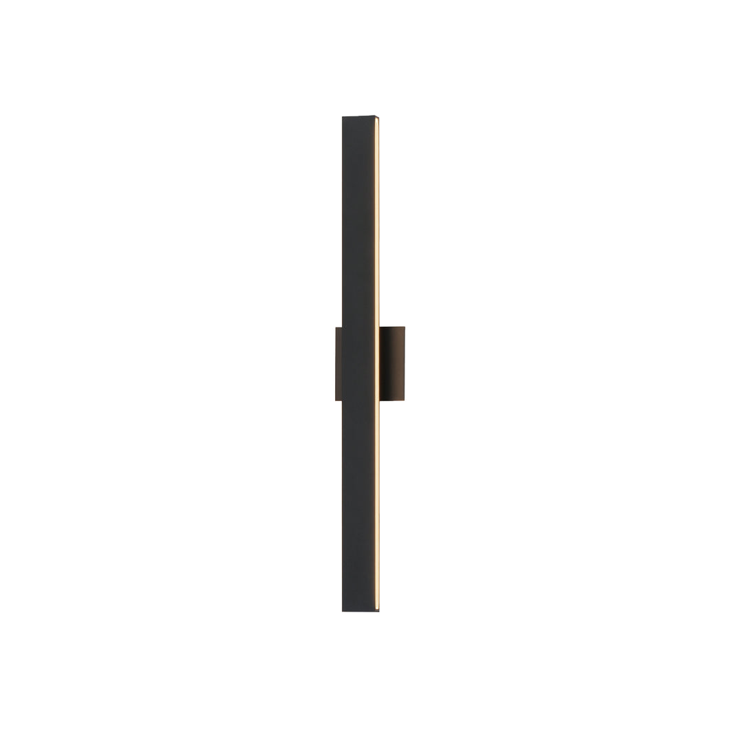 Alumilux: SideLine 30" LED Outdoor Wall Sconce by ET2 Lighting in Black, front view