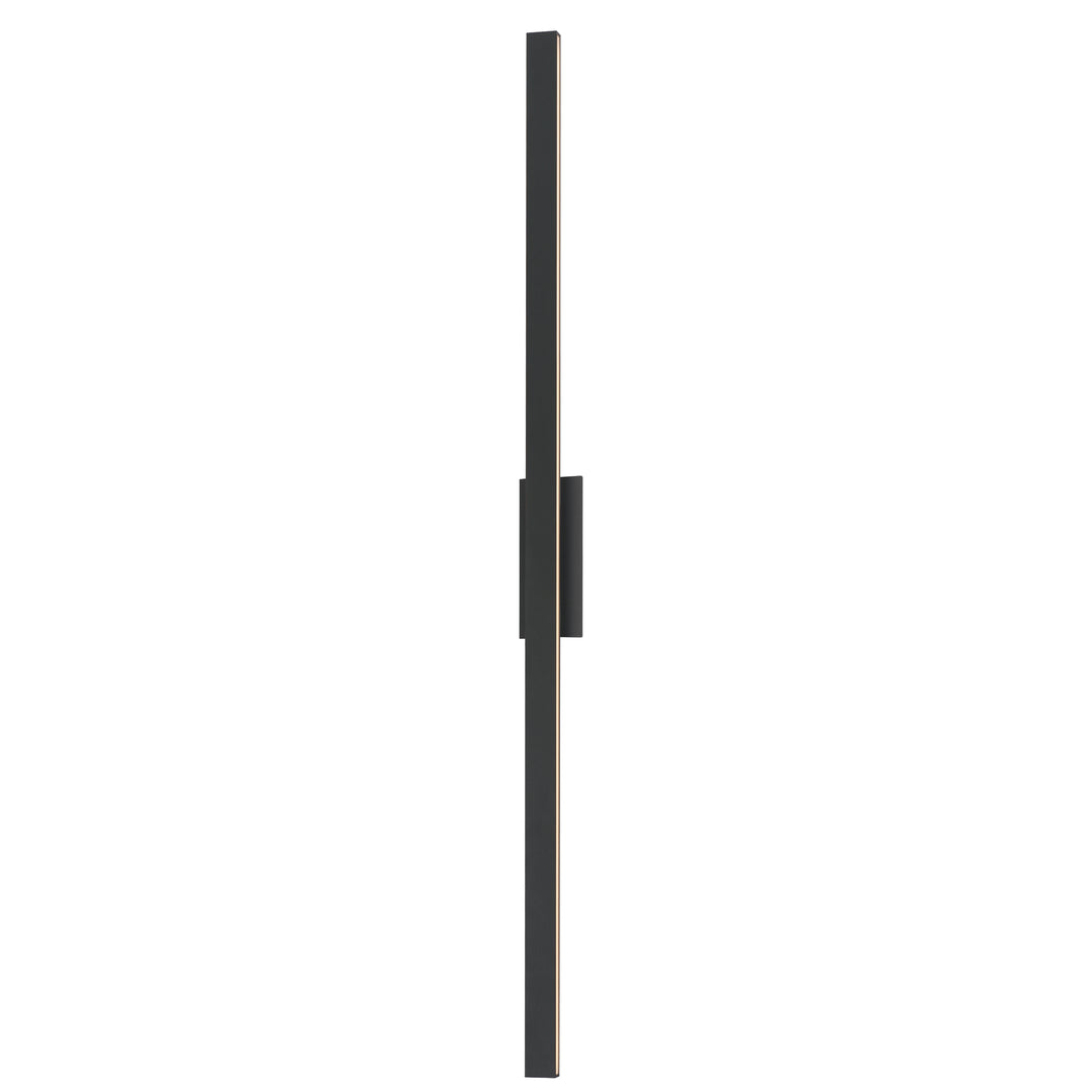 Alumilux: SideLine 96" LED Outdoor Wall Sconce by ET2 Lighting in Black, front view