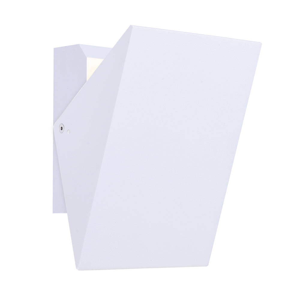 Alumilux: Tilt LED Outdoor Sconce by ET2 Lighting in White finish