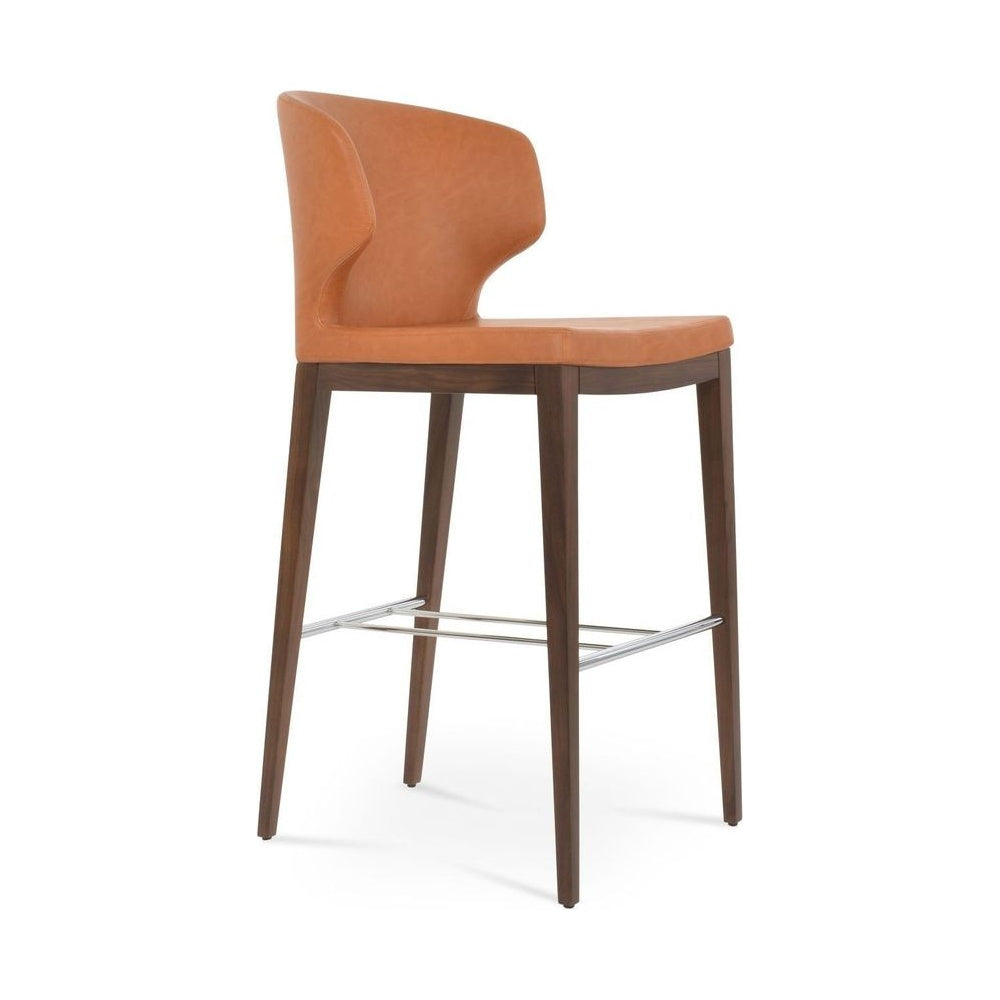 Amed Plus Wood Stool by Soho Concept — full product view