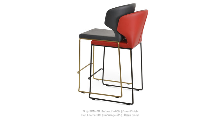 Amed Wire Stackable Stools stacked view