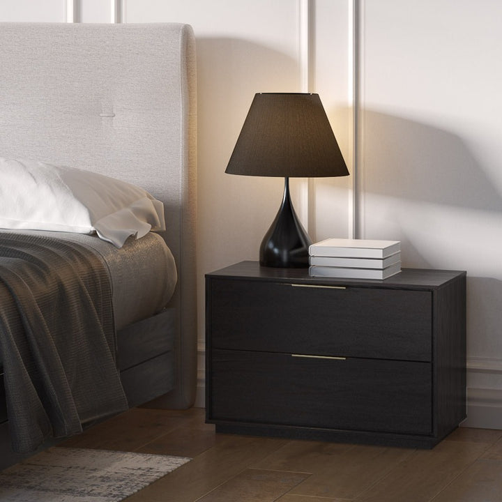 Amelia Night Table — lifestyle bedside vignette