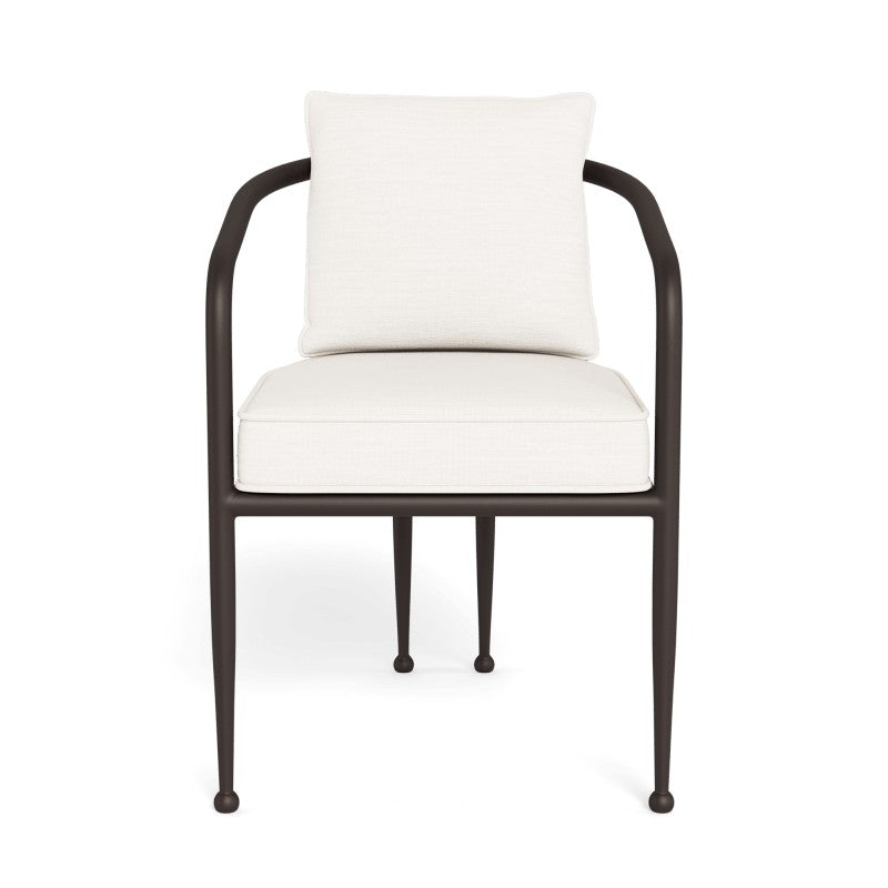 Andre Dining Chair by Harbour in Aluminum Bronze