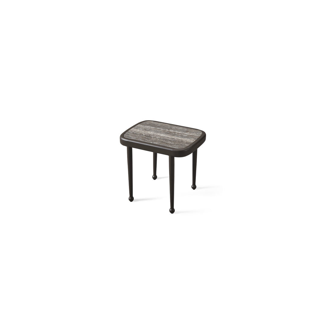 Andre Rectangle Side Table by Harbour detail view 2