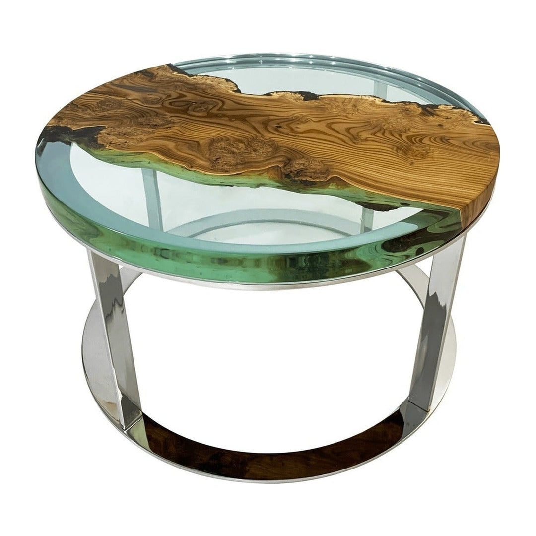 Aquamarine Dodona Silverberry Coffee Table Arditi Collection