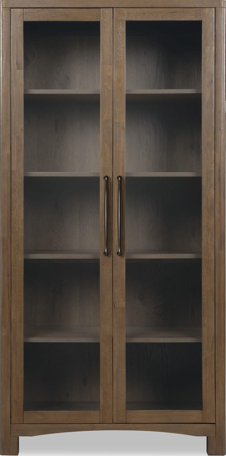 Arden Curio Cabinet in Tavern Brown — lifestyle photo