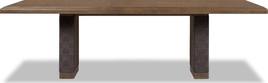 Arden Extendable Dining Table in Tavern Brown — lifestyle photo