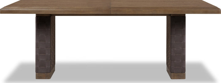 Arden Extendable Dining Table in Tavern Brown — lifestyle photo