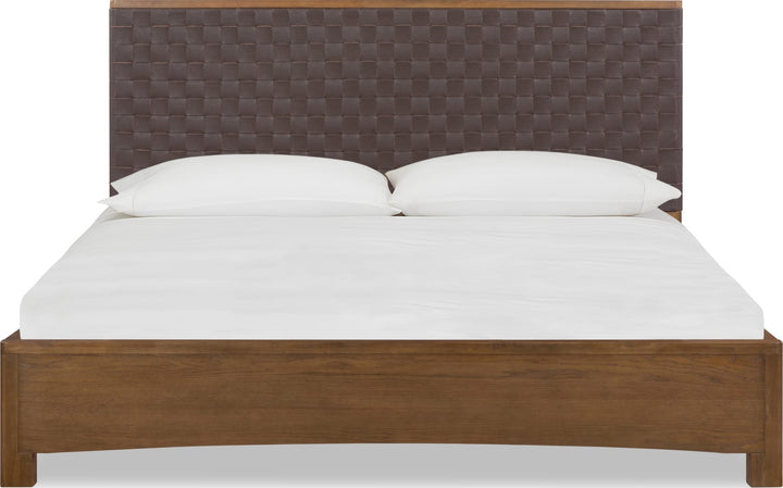 Arden Platform Bed — white background, front view
