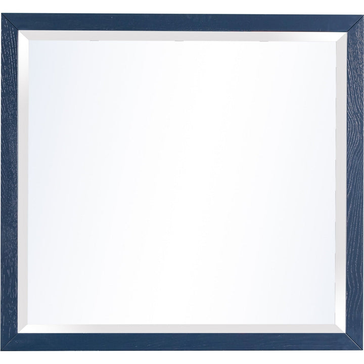 Argento Wall or Dresser Mirror in Navy Blue — on a white background