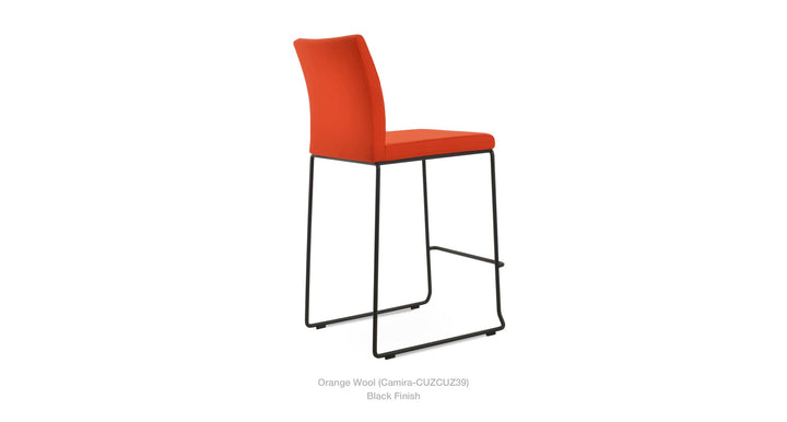 Aria Wire Stackable Stool detail view