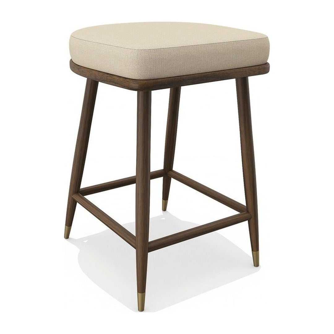 Ariane Walnut Wood Counter Stool Arditi Collection