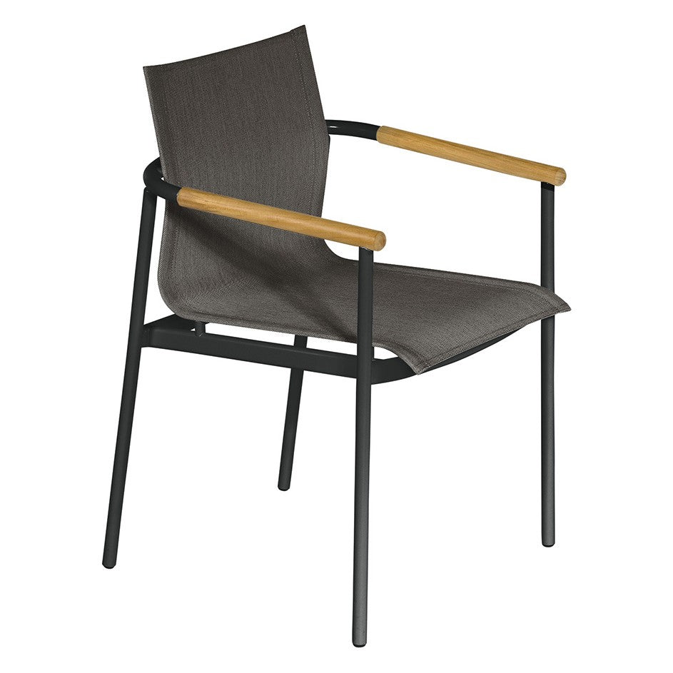 Around Armchair by Barlow Tyrie – Forge Grey / Carbon