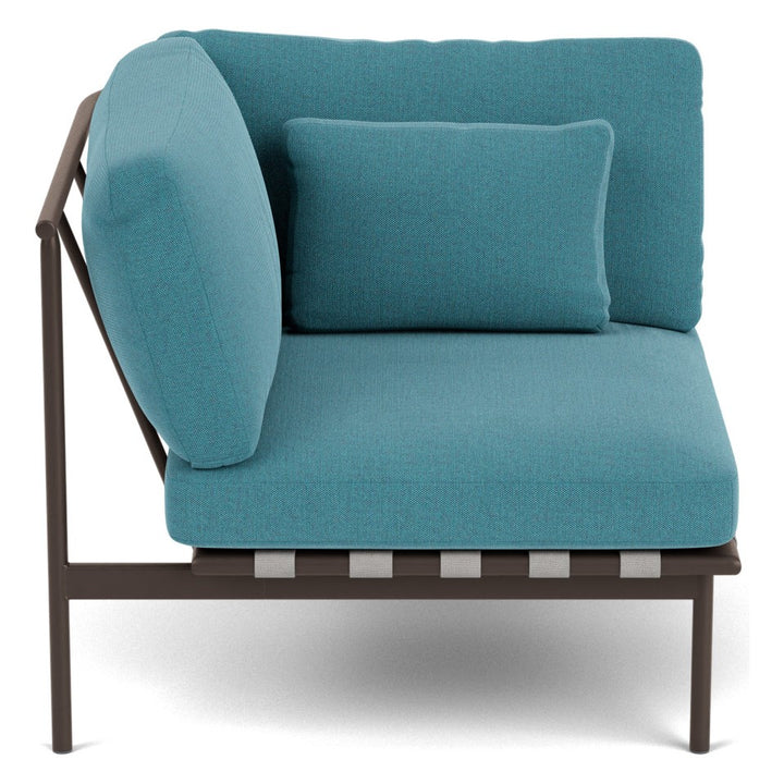 Around Deep Seating Single Module by Barlow Tyrie – Aluminium Left Arm / Forge Grey