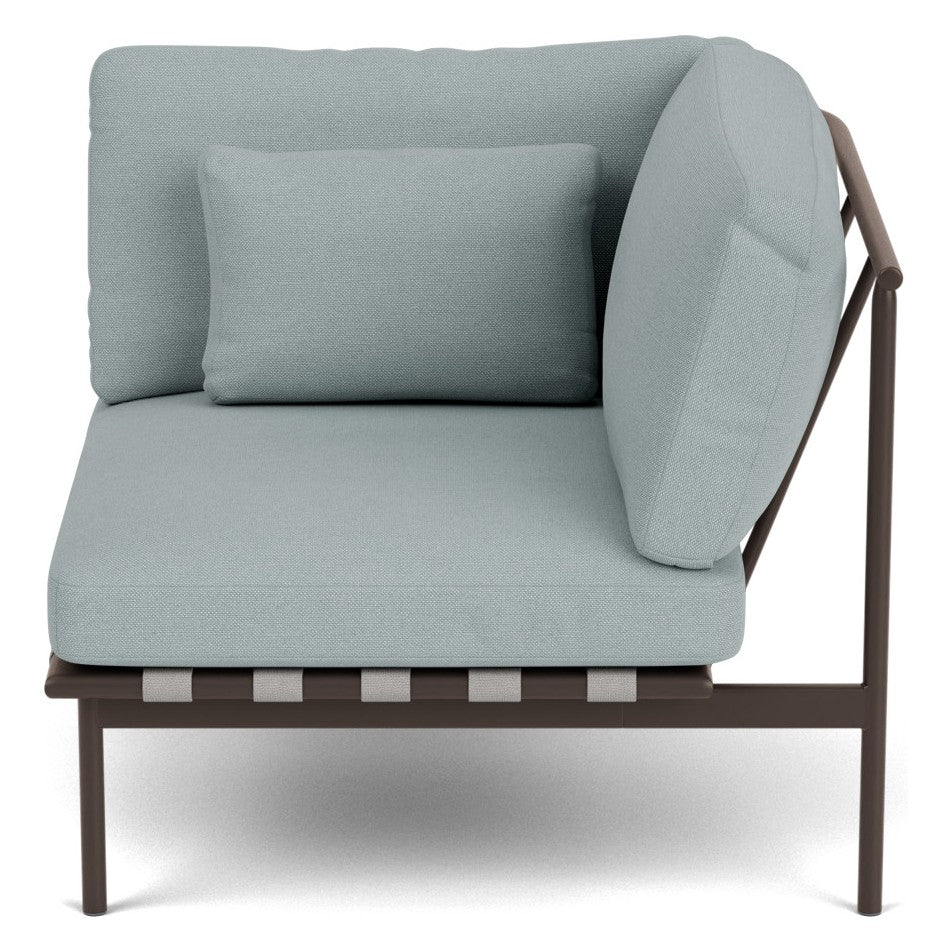 Around Deep Seating Single Module by Barlow Tyrie – Aluminium Right Arm / Forge Grey