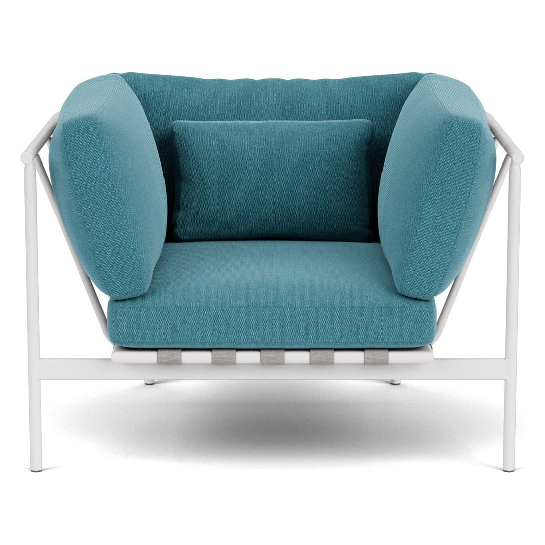 Around Deep Seating Single Module by Barlow Tyrie – Single Aluminium Arms / Arctic White