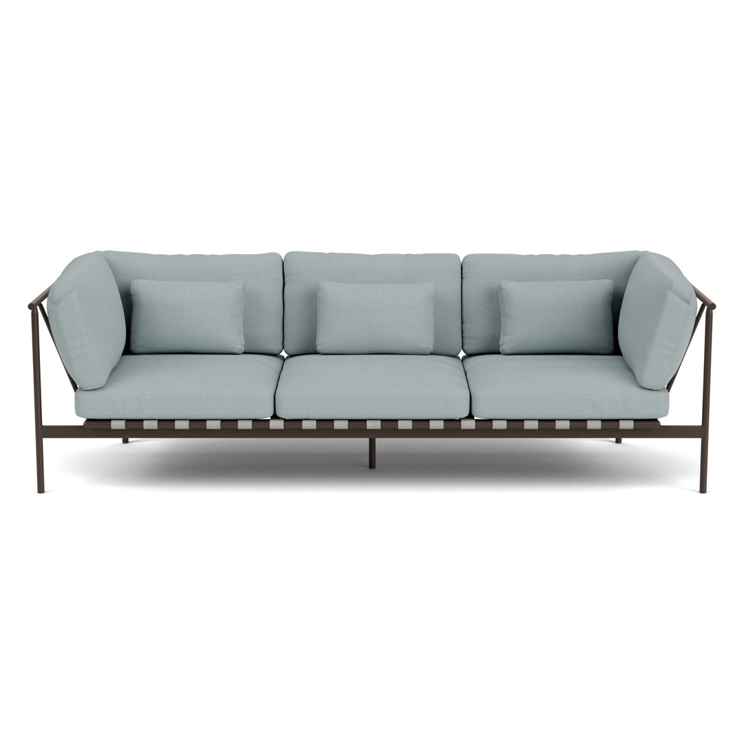 Around Deep Seating Triple Module by Barlow Tyrie – Aluminium Arms / Forge Grey