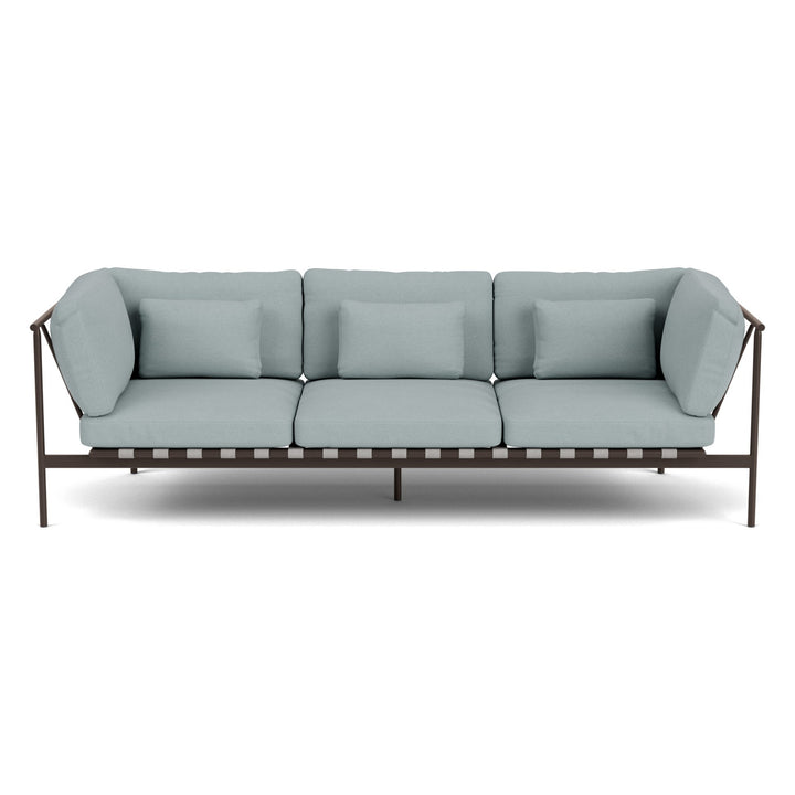 Around Deep Seating Triple Module by Barlow Tyrie – Aluminium Arms / Forge Grey
