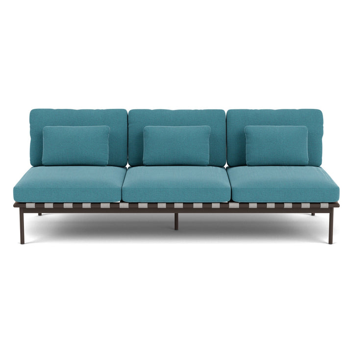 Around Deep Seating Triple Module by Barlow Tyrie – No Arms / Forge Grey