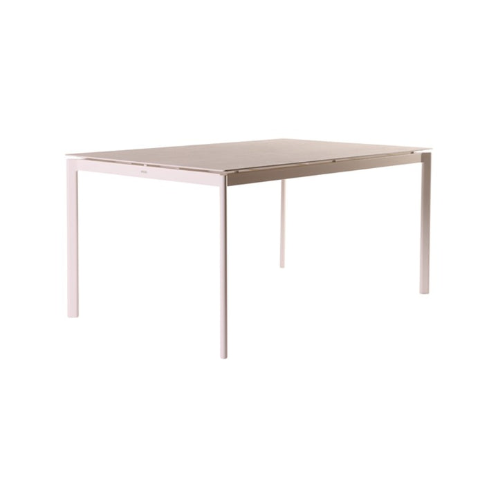 Around Dining Table 150 by Barlow Tyrie – Arctic White / Frost Ceramic, white background