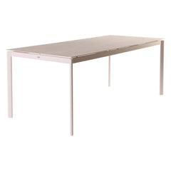 Around Dining Table 200 by Barlow Tyrie – Arctic White / Frost Ceramic, white background
