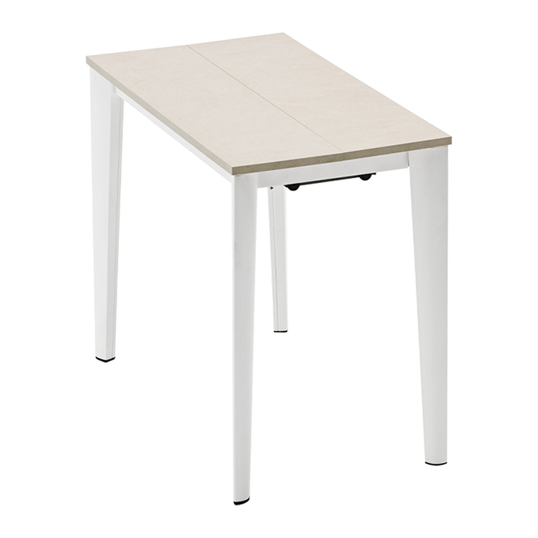 Artic Extendable Console Table by Connubia, white background