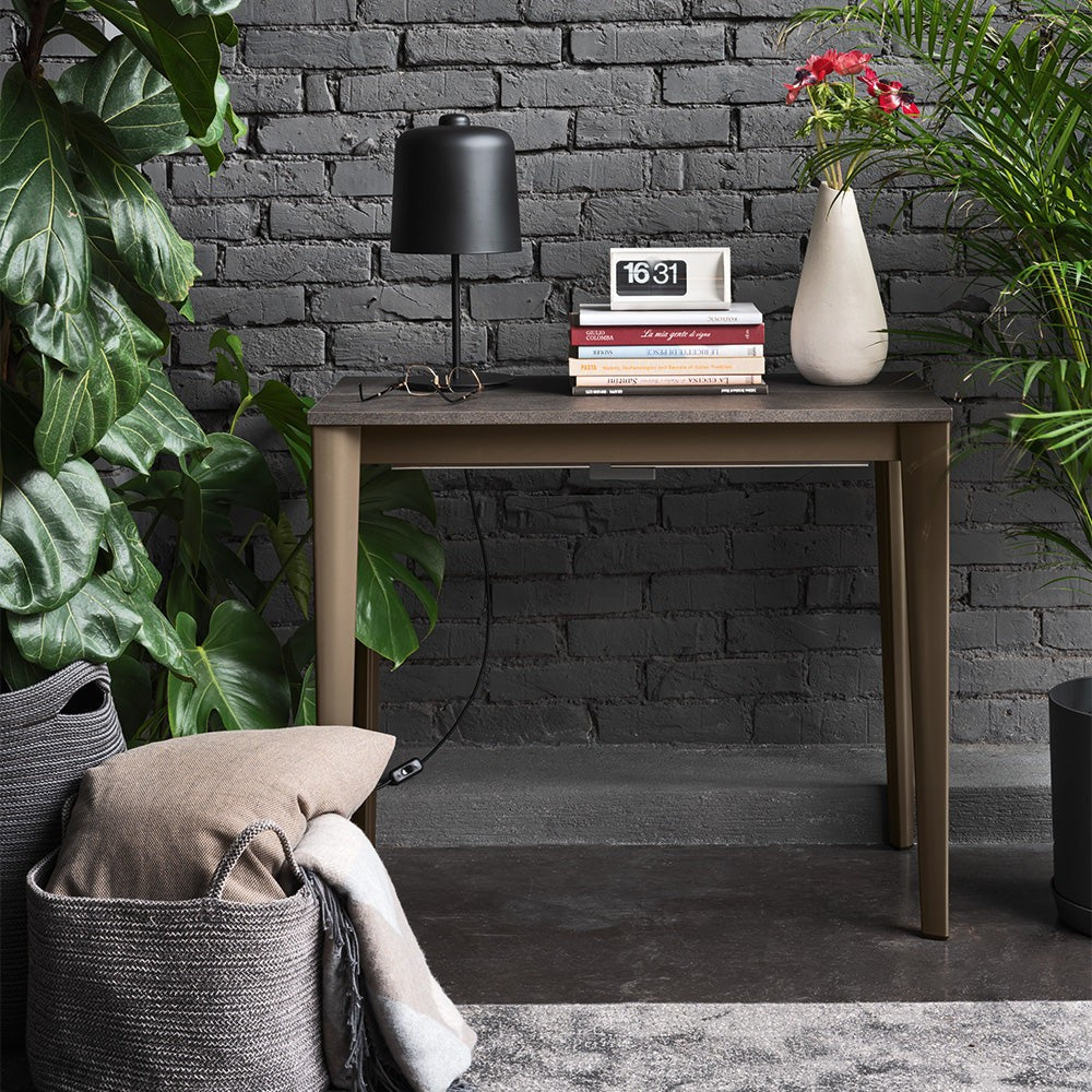Artic Extendable Console Table by Connubia in a styled interior