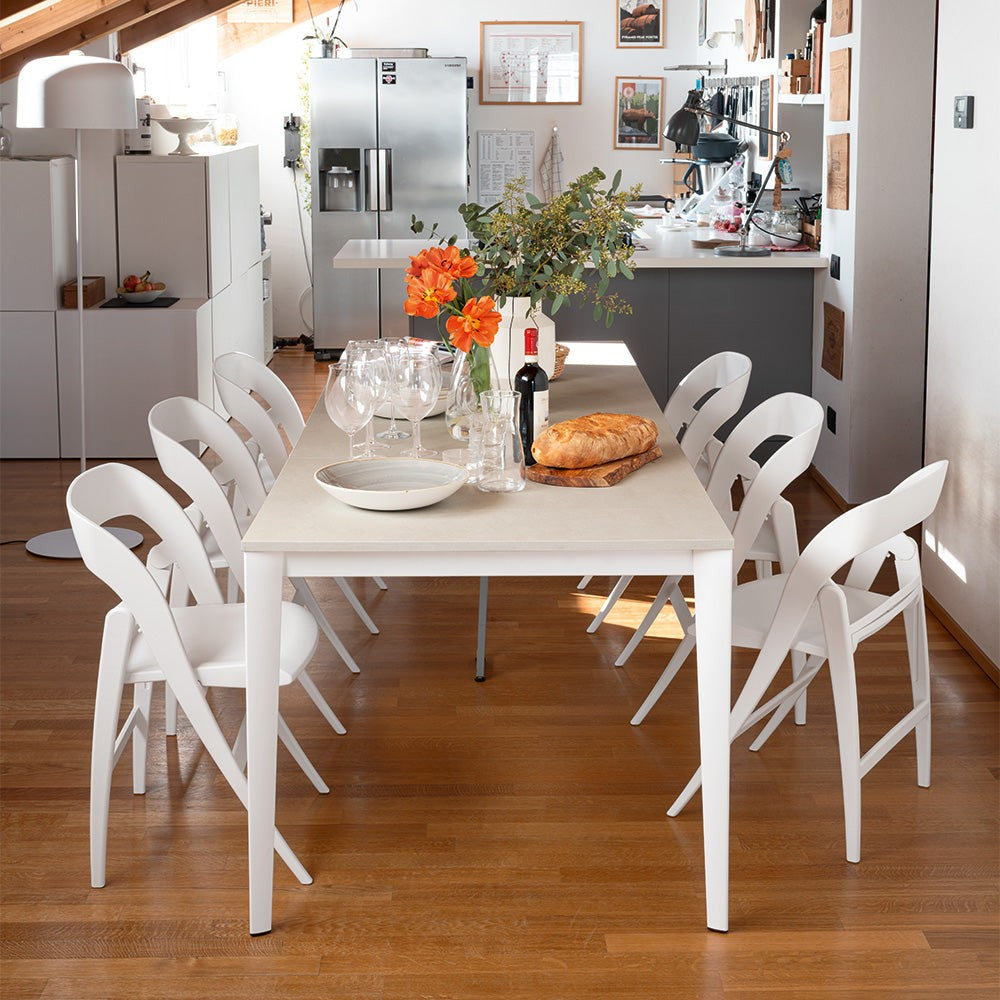 Artic Extendable Console Table by Connubia in a styled interior