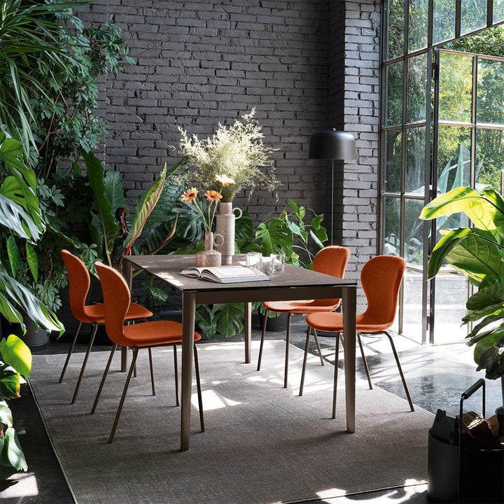 Artic Extendable Dining Table by Connubia in a styled interior