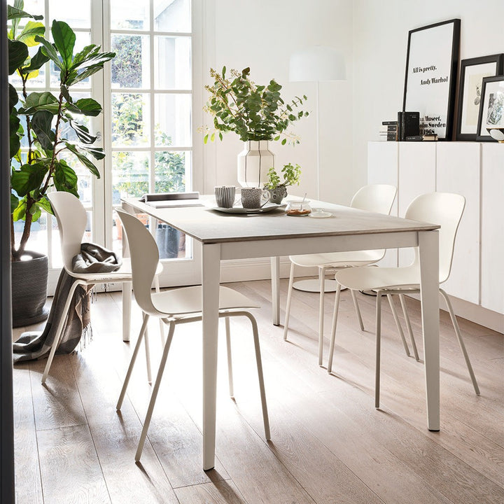 Artic Extendable Dining Table by Connubia in a styled interior