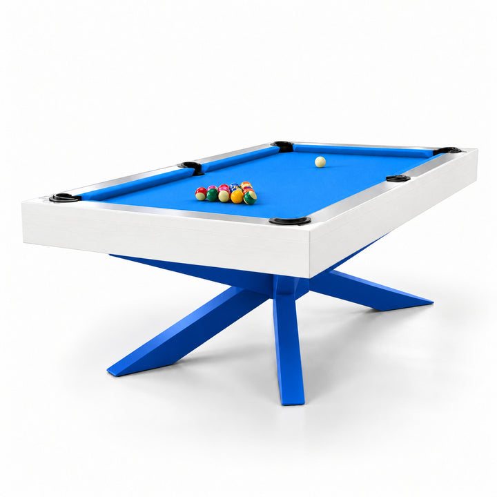 Asbury pool table - Arctic Blue 
