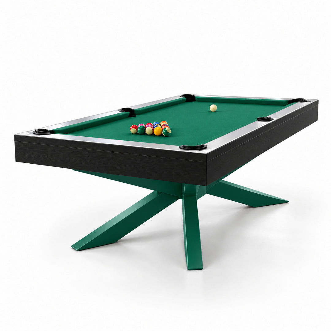 Asbury pool table - Emerald &amp; Black 