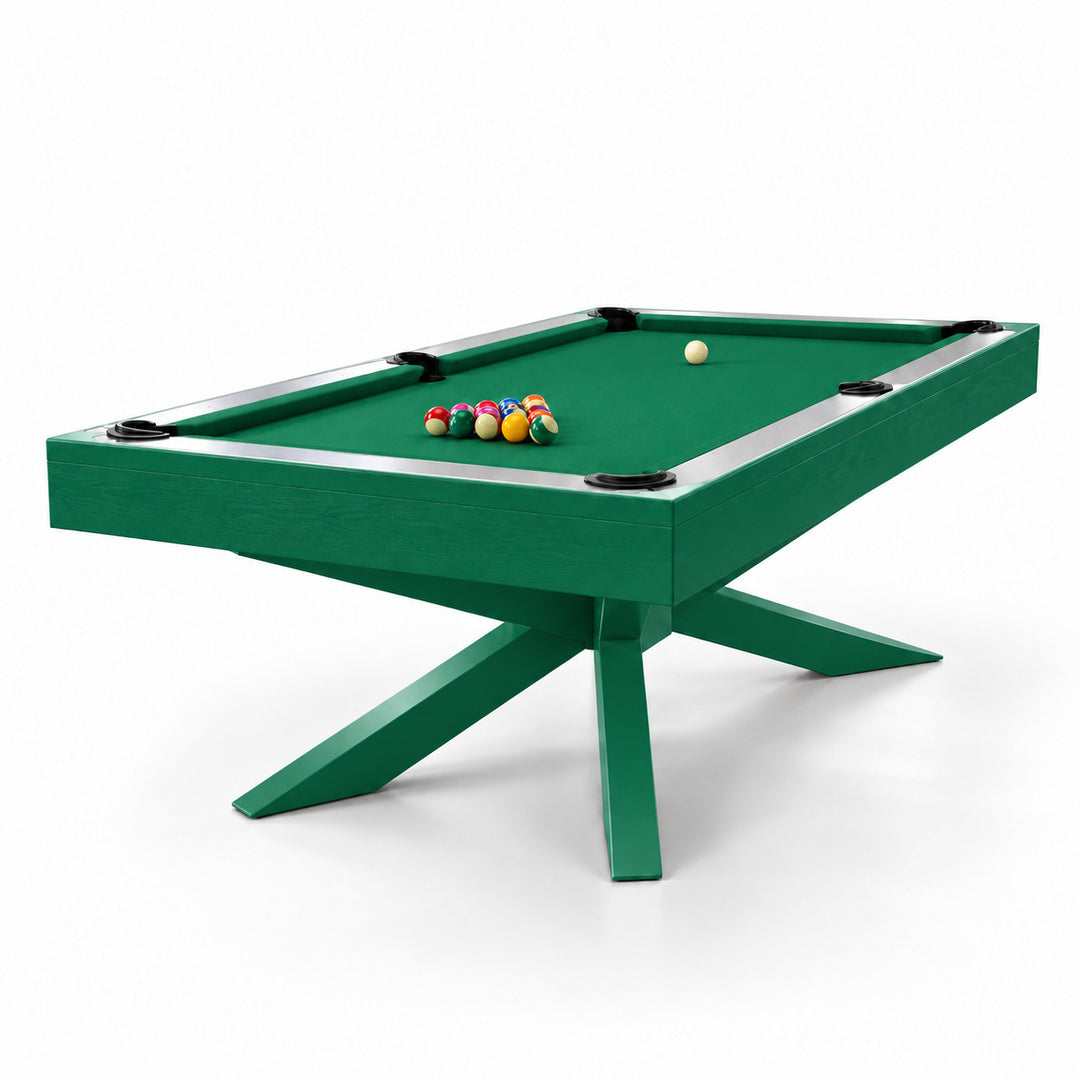 Asbury pool table - Solid Emerald 