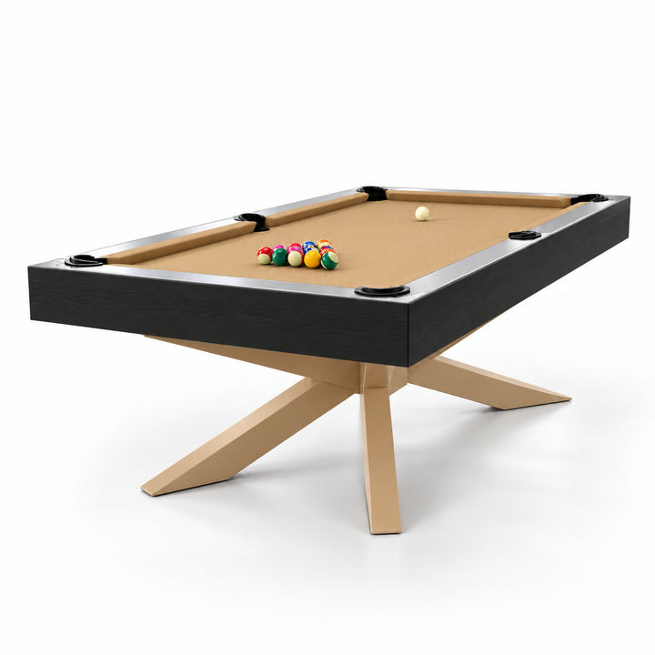 Asbury pool table - Camel &amp; Black 