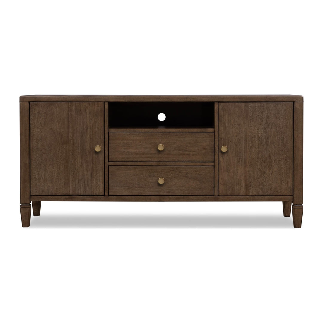 Ascott 64" Media Console by Modus in Pecan Pie — product view on a white background